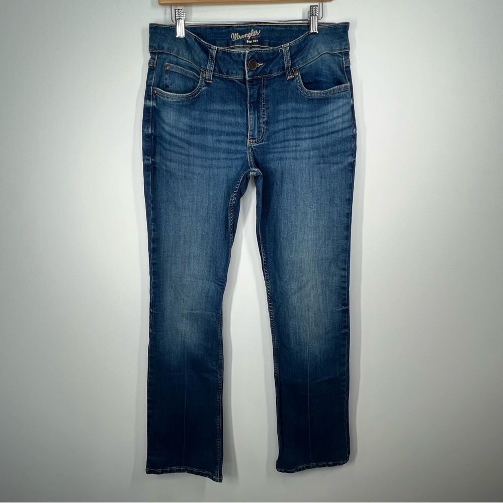 Wrangler Retro Mae Mid Rise Boot Cut Western Jeans 11x36